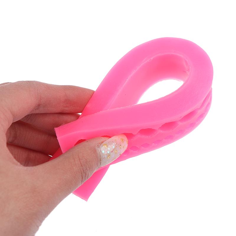 Kulekjede Silikon Fondantform Perle Kake Sukkerpasta Sjokolade Leire Kant