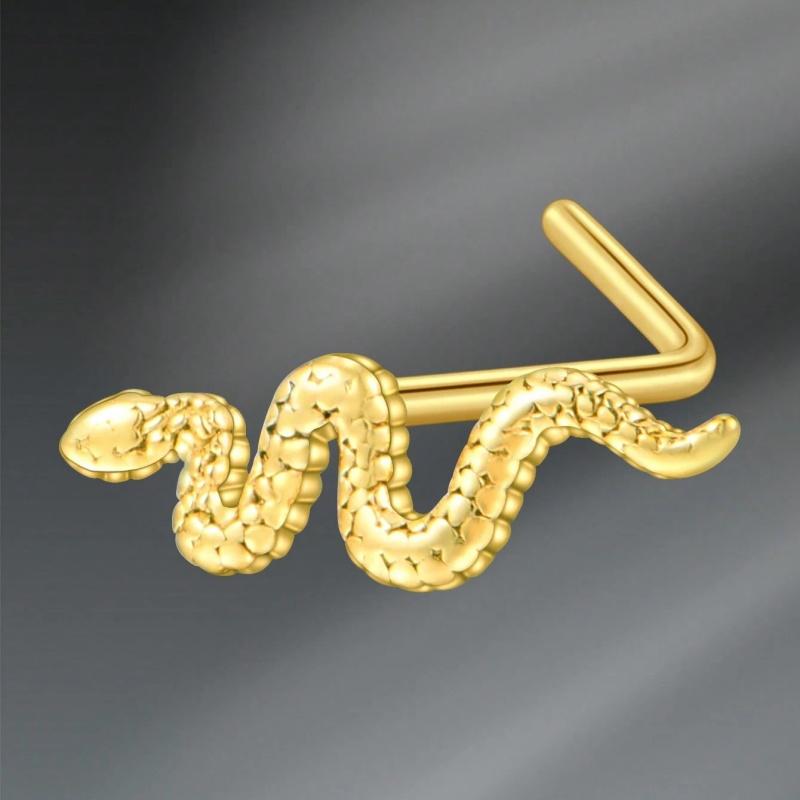 Argolas de Piercing de Nariz em L Coração Lua Fofo Zircônia Brilhante Cor Ouro Prata Piercing de Nariz Para Mulheres Meninas Joias de Narina