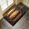 American Retro Welcome To The Entrance Door Carpet, Home Decoration, Bathroom Foyer Anti-Slip And Absorbent Carpet
