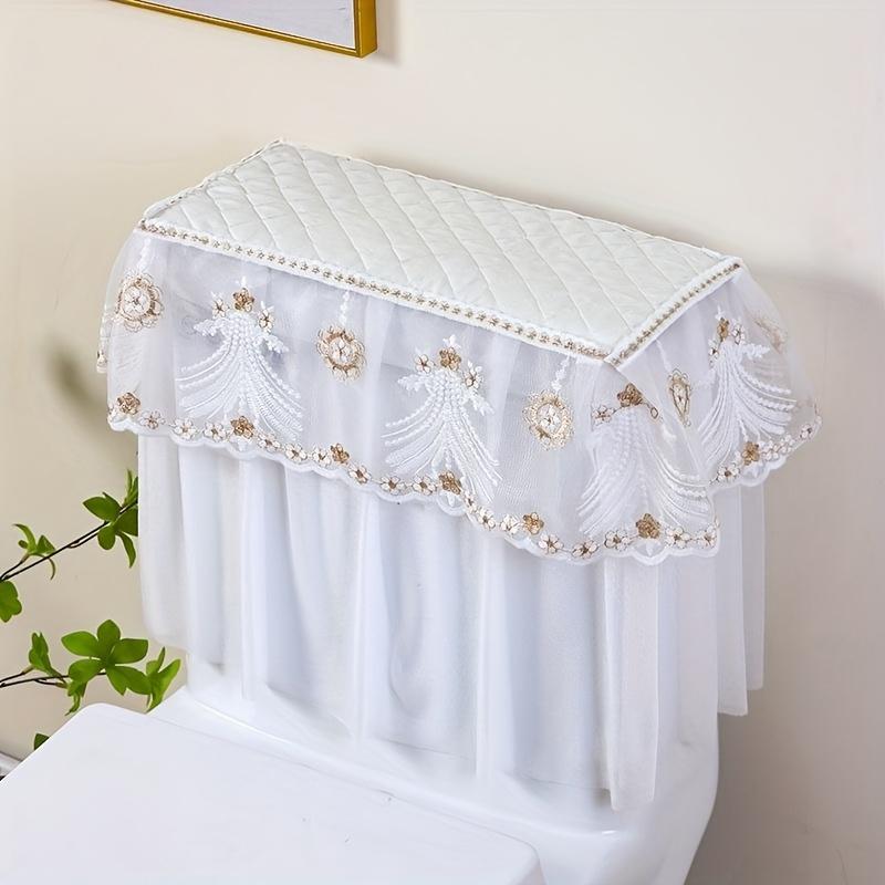 

Одна часть полотенца для крышки бачка унитаза, Чехол на четыре сезона, Прикрывающий неприглядное, Полный чехол, Чехол для бачка унитаза в ванной комнате, Универсальный чехол для бачка