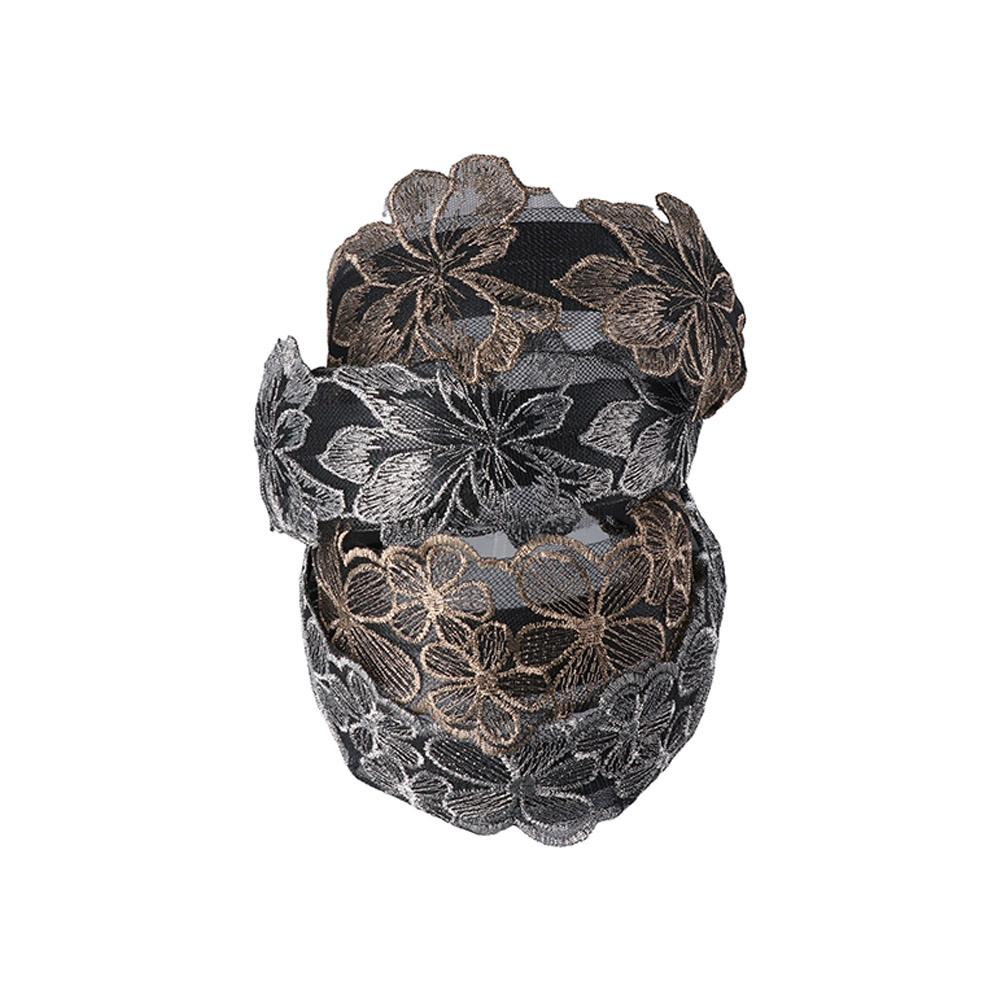 Mesh Summer Lace Flower Mother Headdress Women Hair Hoop Korean Style Hair Hoop Wide Edge Headband