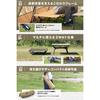 WAQ 2-Way Camping Cot - Silent, Lightweight Folding Bed, 150kg Capacity, Adjustable Height (Beige Gray) - 600D Seat - Normal