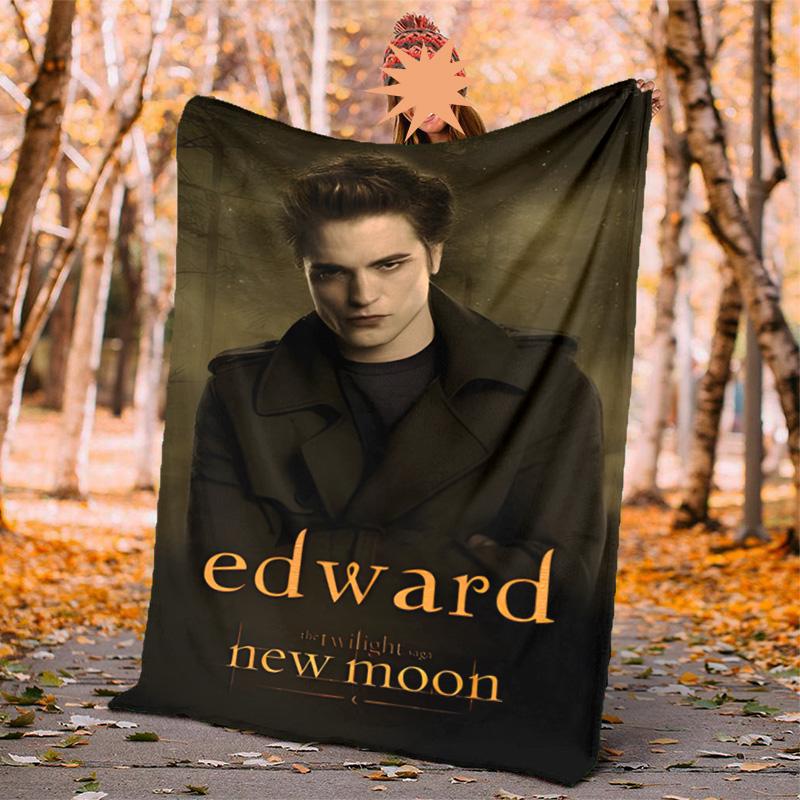 Edward Cullen Flannel Blanket Soft Warm All-Season Throw, Design for Camping, Car Travel, Hiking Sofa, Bed, Office Perfect Gift for Parties