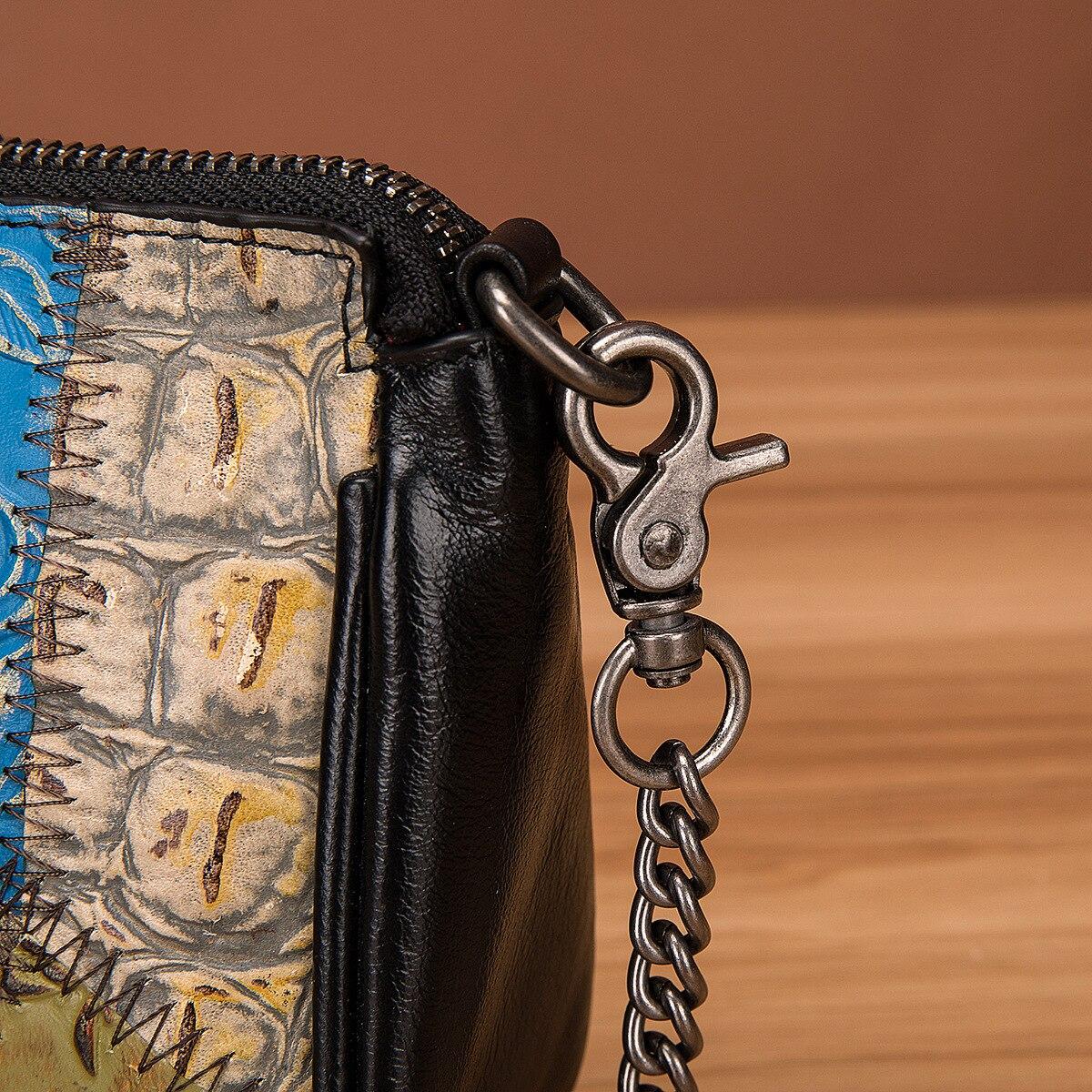 Johnature женская сумка в стиле ретро из натуральной кожи — фото 10