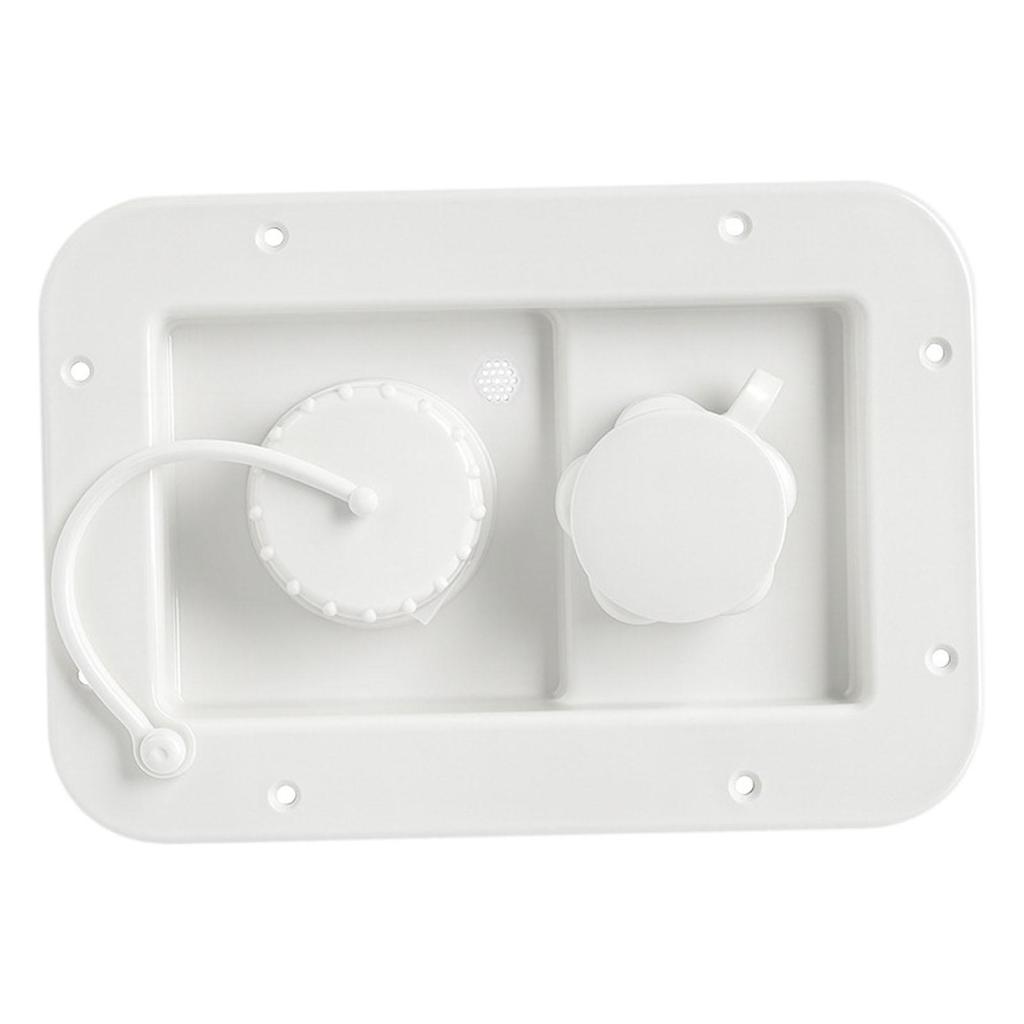 RV Gravity Fill and City Water Inlet Hatch Compact Plastic Durable Spare Part Easy Installation for Motorhome