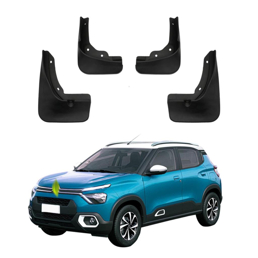 4PCS Car Mud flaps Splash Guards Mudguards Car Mud Flaps Compatible with Citroen C3 2017 2018 2019 2020 2021 2022 2023