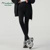 Cotton Bazaar Damen Samtgefütterte Warme Slim-Fit Leggings