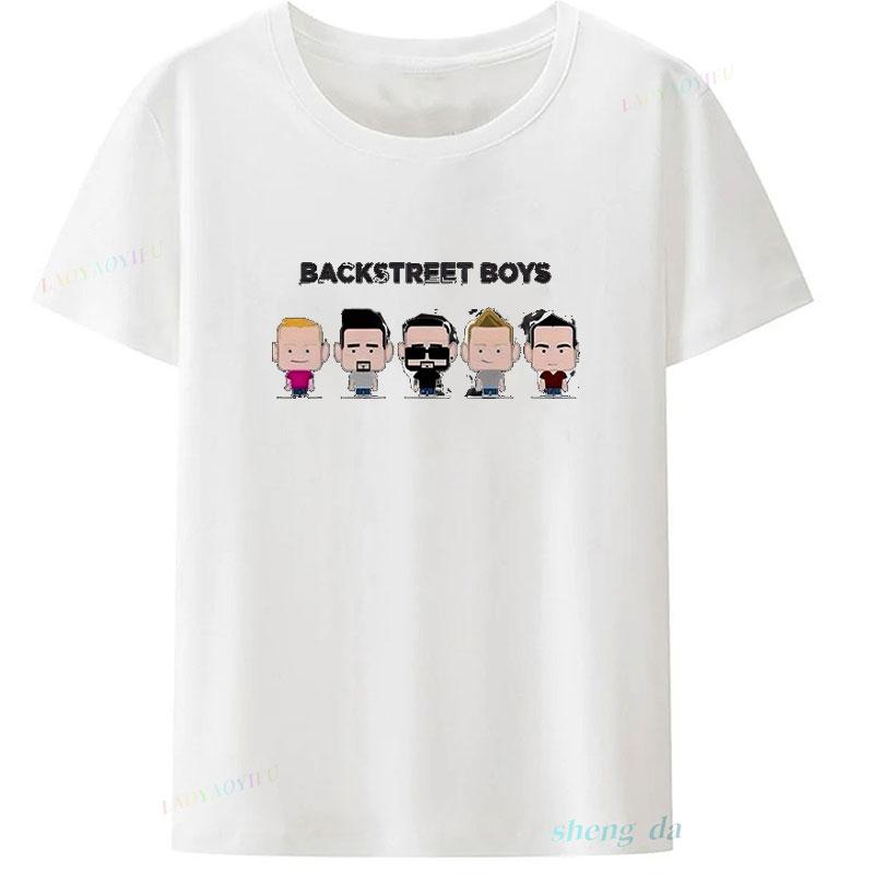 Backstreet Boys 90S Vintage Rock Band Graphics TShirts Unisex Clothes Retro Punk Tee Official Tee Cheap Polyester Unisex TShirt