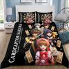 Anime C-Cardcaptor Sakura Love Child Duvet Cover Set HD Comforter Cover Bedclothes for Kids Bedding Sets Bedroom Decor
