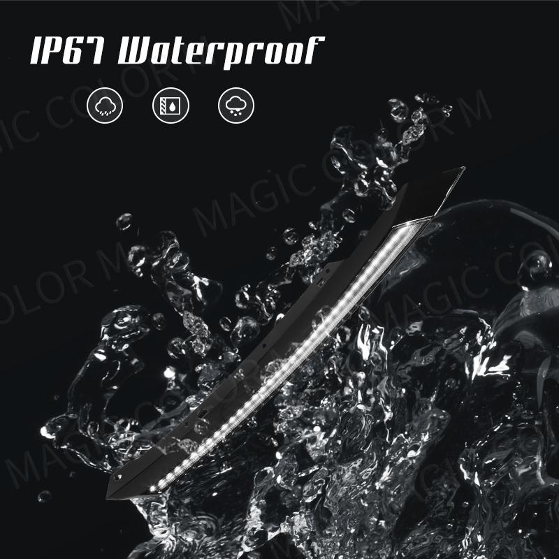 DRL For Honda Civic LED Headlight Eyebrow Daytime Running Light Dynamic Turn Signal Lamps 3 Colors 12V