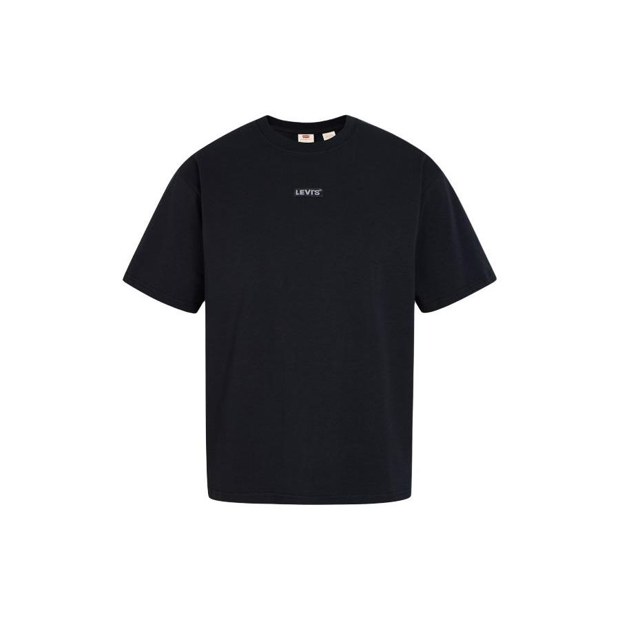 

Пуловер с круглым вырезом и принтом букв Levis, прямого кроя, с короткими рукавами, мужской топ, черный A9226-0001 S