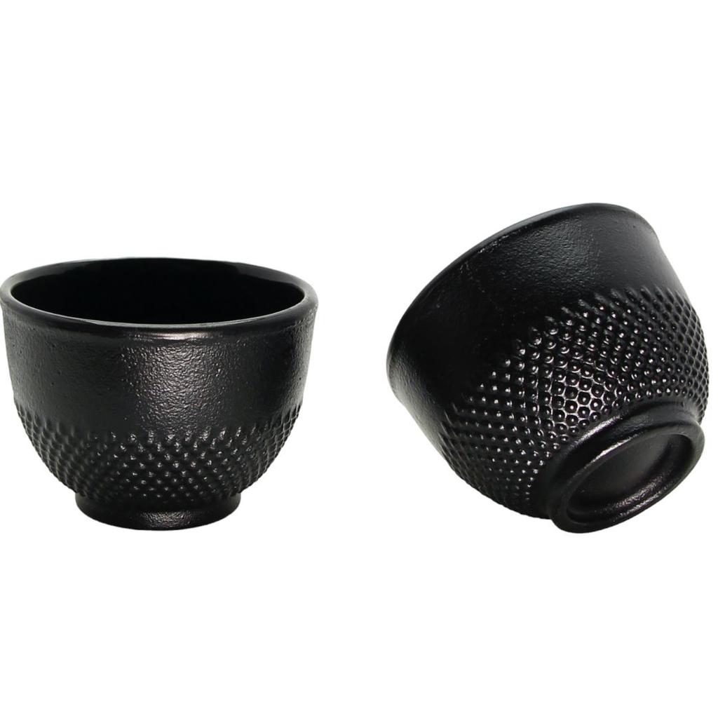 KETTLE 1.5 L CAST IRON TEAPOT STRAINER TEA INFuser SET + 2x CUPS