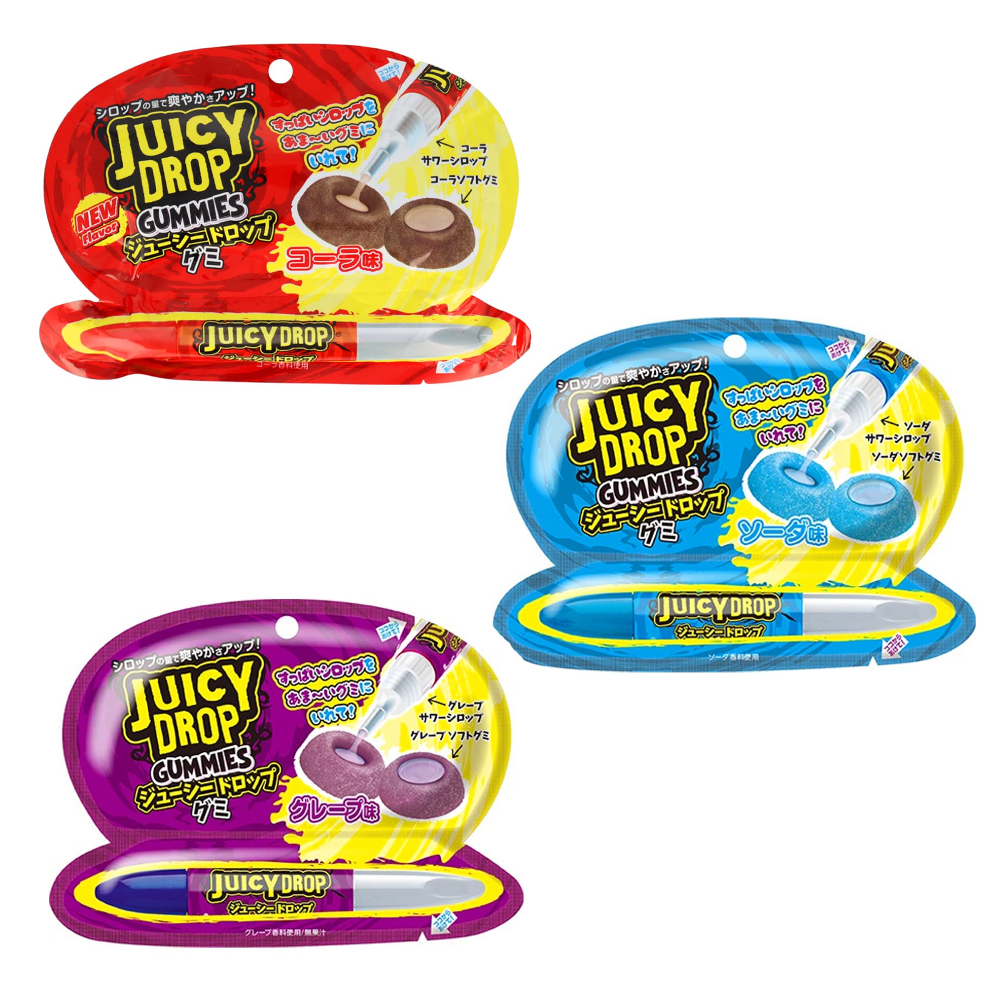 

Конфеты Juicy Drop Gummies от Bazooka Candy Brands 50 г x 12 шт.