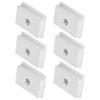 AEE2-6 Pcs T-Slot Nuts, M6 T-Rail Sliding Nuts, Aluminum Slot Nuts, Track Sliding Nuts,Furniture Slot Nuts For Slot Fastening
