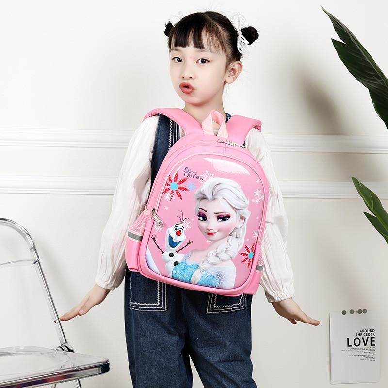 Elsa Sofia Hello Kitty Kids Travel Backpack With Airflow Mesh And Cartoon Design For Kindergarten Use