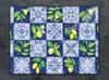 TAGLIERE IN VETRO 30x22 MOSAICO