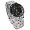 Casio LTP-VT03D-1B Women's Quartz Watch, Black, Stainless Steel Bracelet, Water Resistance for Everyday Use