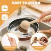 Bamboo Dish Brush Set Pot Cleaning Brush Long Handle Kitchen Dishes Scrubber Strong Decontamination Rust Removal Utensils