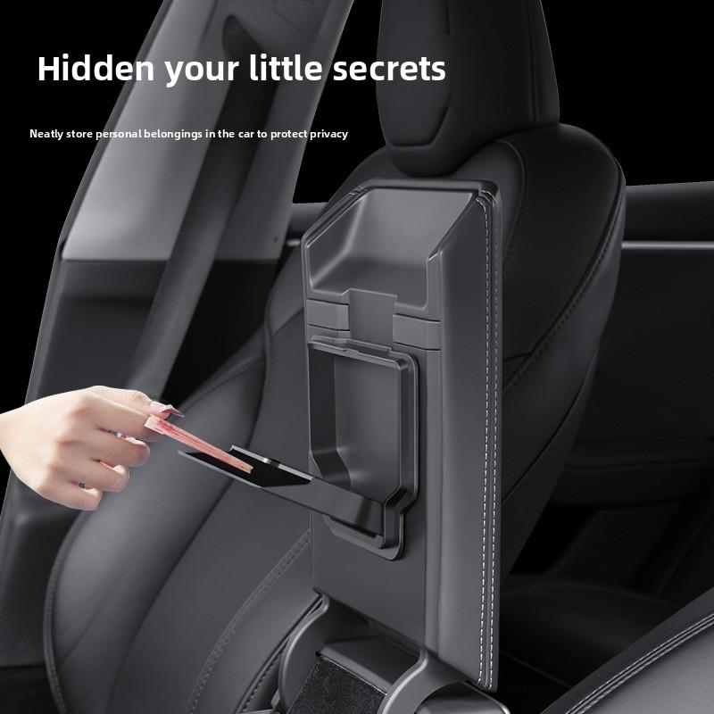 2025 Tesla Model Y/Highland Center Console Organizer Armrest Hidden Storage Box Tray Custom Fit Car Interior Accessories