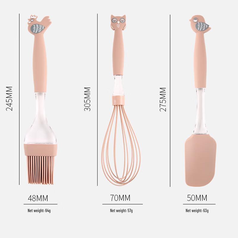 Silicone 3-Piece Kitchen Tool Set