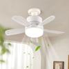 2 In 1 Hanging Fan with LED Lantern Remote Control Silent Ceiling Fan Universal Dimming Fan for Dining Room Bedroom Living Room