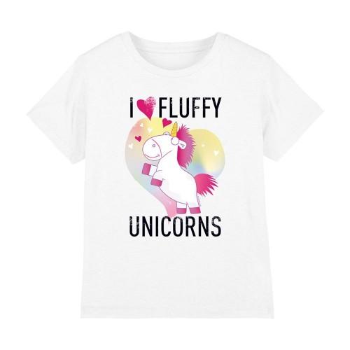 Despicable Me Childrens/Kids I Love Fluffy Unicorns T-Shirt