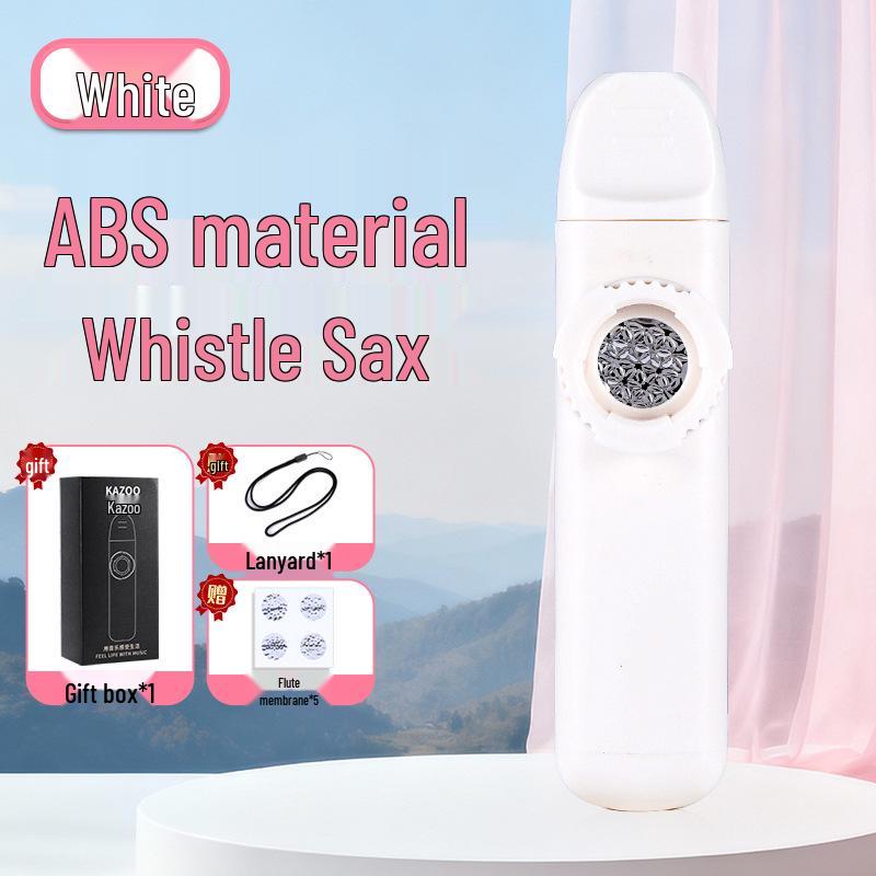 

Казу для начинающих: Легкая в освоении губная флейта для профессионального звучания в компактном дизайне белый