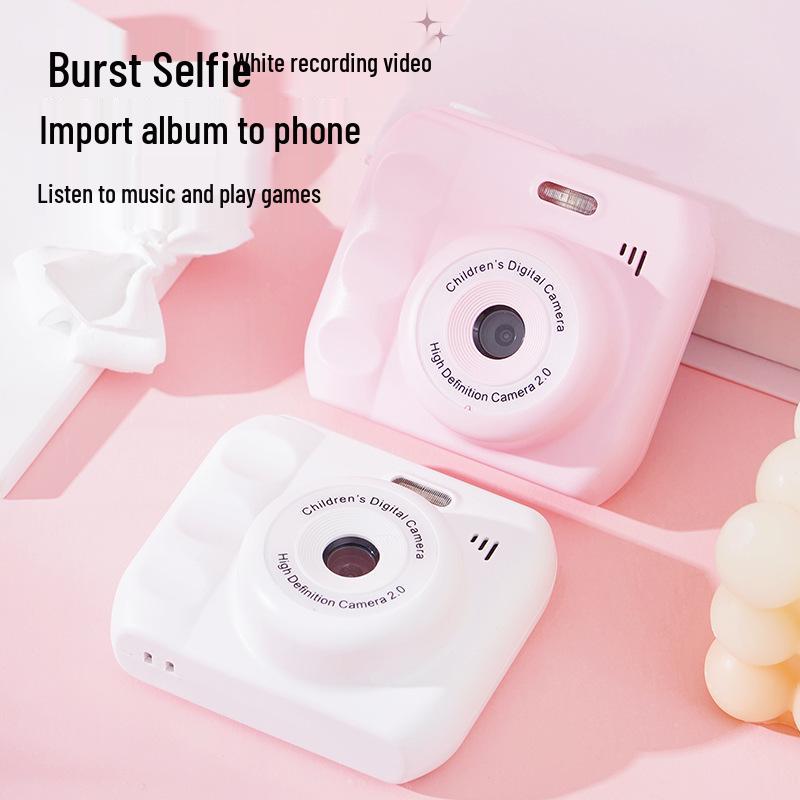 Children's 1080P Digital Camera with Photo Transfer, Selfie Burst Mode, and Built-In Games