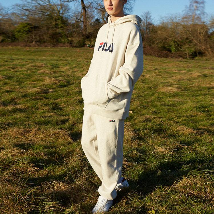 FILA Sweatshirts Men's White Hooded Moderate Regular FE2POE5112X-MLY