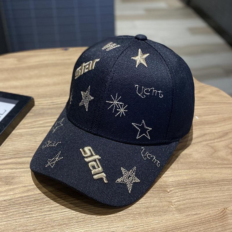 Love embroidery hard top cap children's spring brand high quality versatile baseball cap love couple sun hat