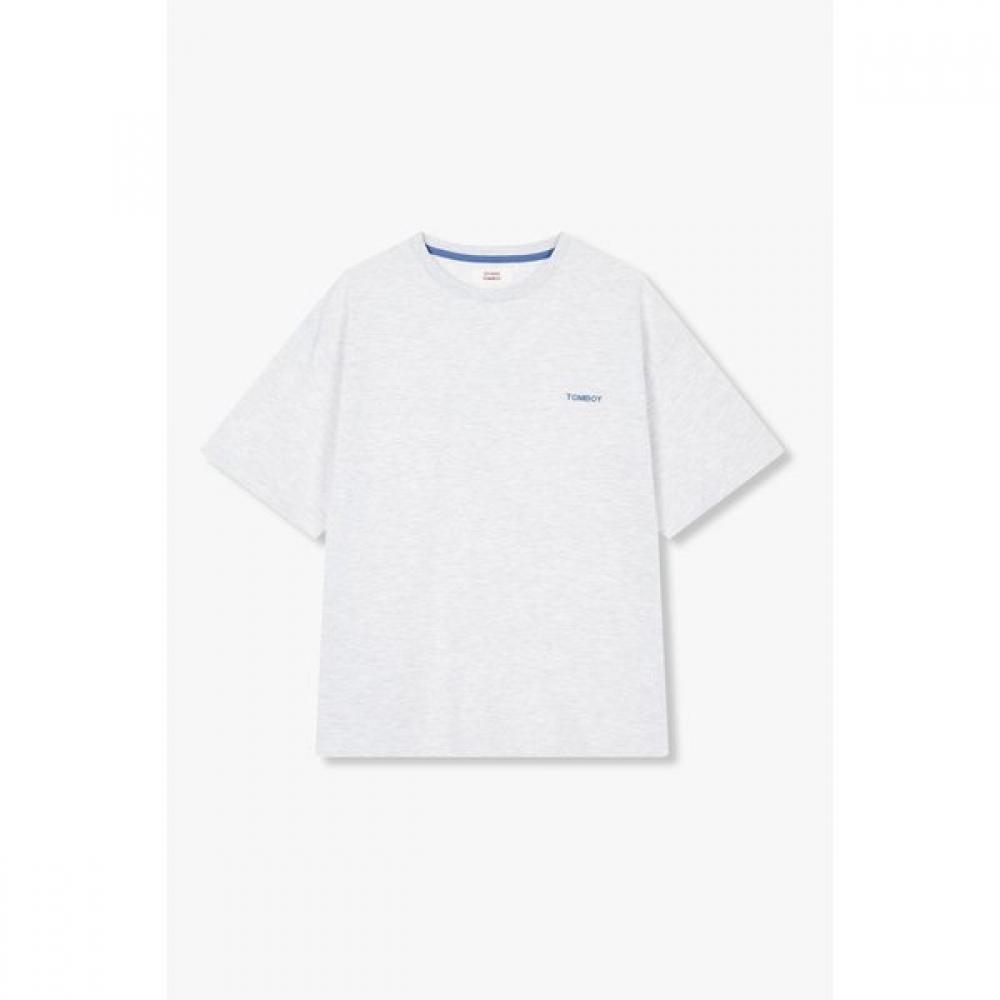 STudio Tomboy Logo Embroidery Hidden PockeT T shirT  91u5222195 