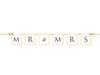 Baner Weselny  Mr & Mrs  Ok. 77Cm  1 Szt.