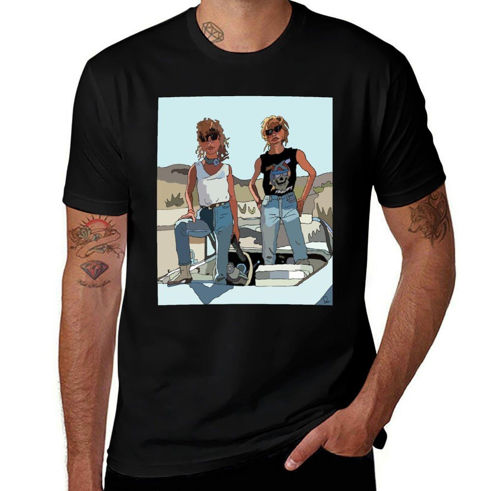 

Thelma and Louise T-Shirt t shirt man designer man t shirt cotton high quality T-Shirt 2XL