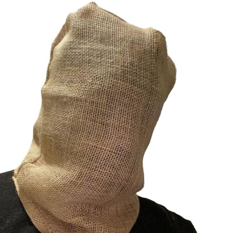 Ужасающая Балаклава-Маскарадная Шляпа-Ведро для Грабителя, Полностью Закрывающая Голову, Костюм на Хэллоуин