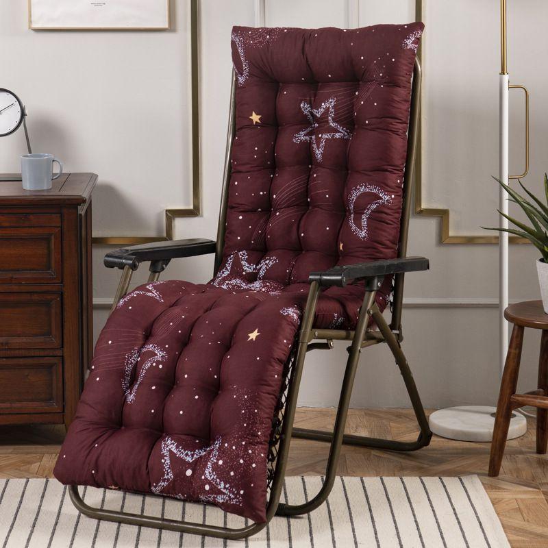 

Rocking Recliner Chair Cushion Thicken Sofa Rattanseat Pad Yar Garden Patio DarkRed Nebula,170*48*8cm/67*19*3in
