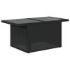 Vidaxl 6-Cz. Set di Mobili da Giardino con Cuscini, Polyrattan Nero