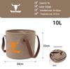 Mingtu Portable Foldable Outdoor Washbasin & Water Bucket for Camping, Travel, and Fishing