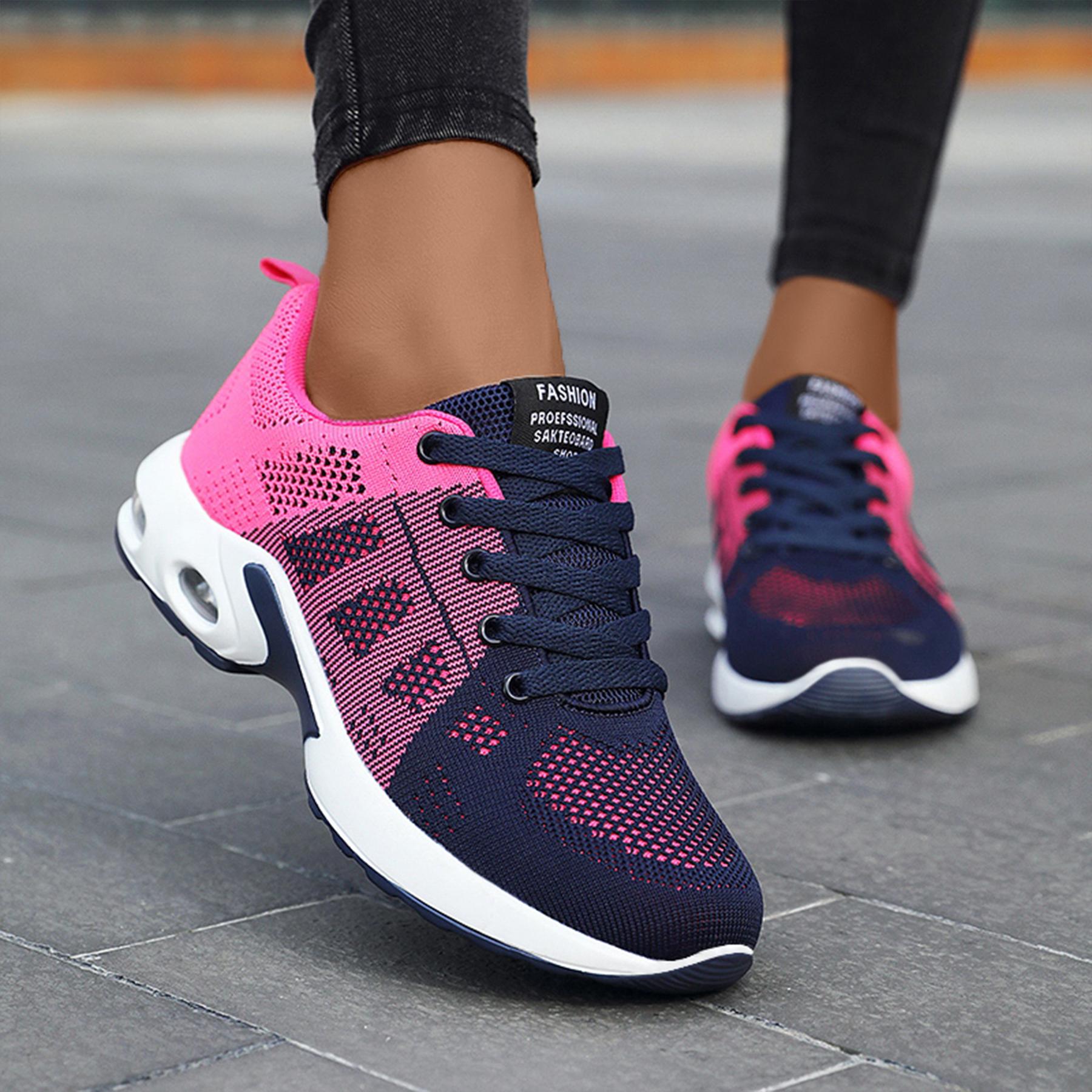 

Women s shoes, women s summer casual sports shoes, breathable, soft, comfortable, lightweight, outdoor running and walking 36 червоний