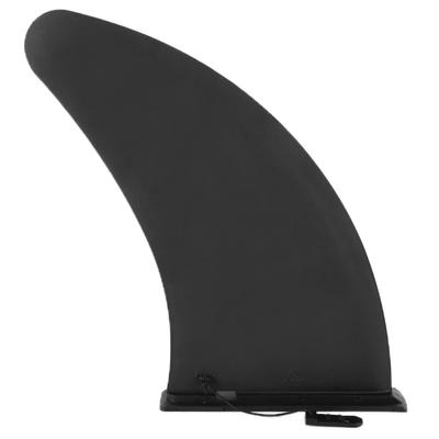 11in Surf SUP Fin PVC Fester Sockeltyp Schwarz Mittlerer Stabilisator Befestigung Paddel für Longboard