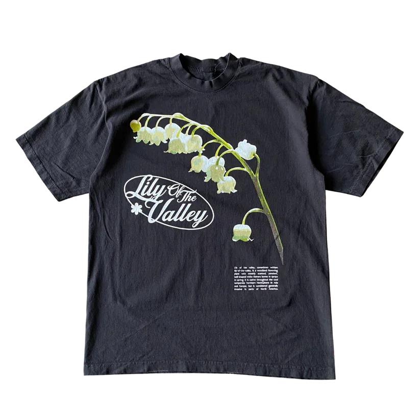 New T Shirt Classic Retro Harajuku Men Women Personalized Letter Print Pattern Top Streetwear High Quality Short Sleeved Couples
