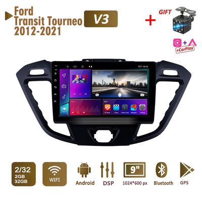 2Din Android Autoradio für Ford Transit Tourneo Custom 2012-2021 Multimedia Carplay Auto WIFI Head Unit Stereo Navigation 2 + 32GB