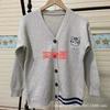 V-hals Cardigan Trui voor Dames Herfst en Winter Gebreide Jas voor Dames
