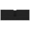 Bathroom Furniture Set 3 Pcs Black Oak Effect Wood Based Material