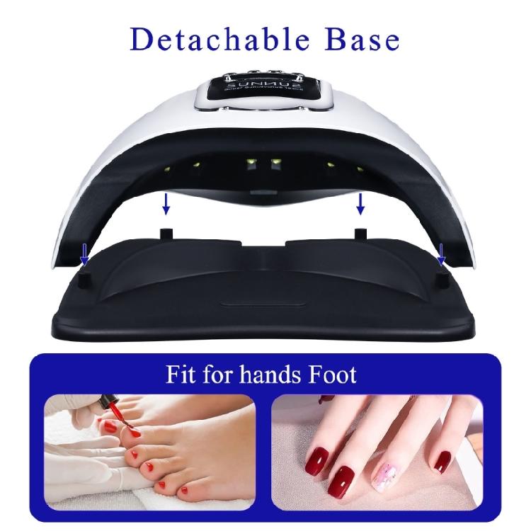 280W Nail Lamp for Nails Gel UV LED Nail Art Drying Tools with 4 Timer Setting