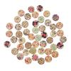 Mixed Random 2 Holes Wooden Buttons for Sewing Crafting Pack of 50pcs (Size: 15mm, Color: Multicolor)