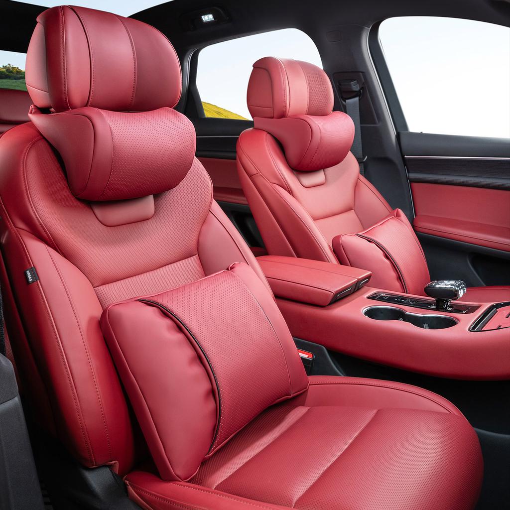 Car Memory Foam Neck Pillow Protection Lumbar Backrest Cushion Lumbar Cushion Car Headrest Cushion