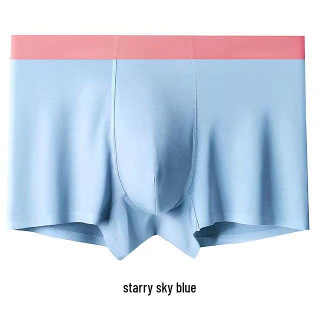 Pánské bezešvé antibakteriální modalové boxerky - střední pas, tenké a prodyšné