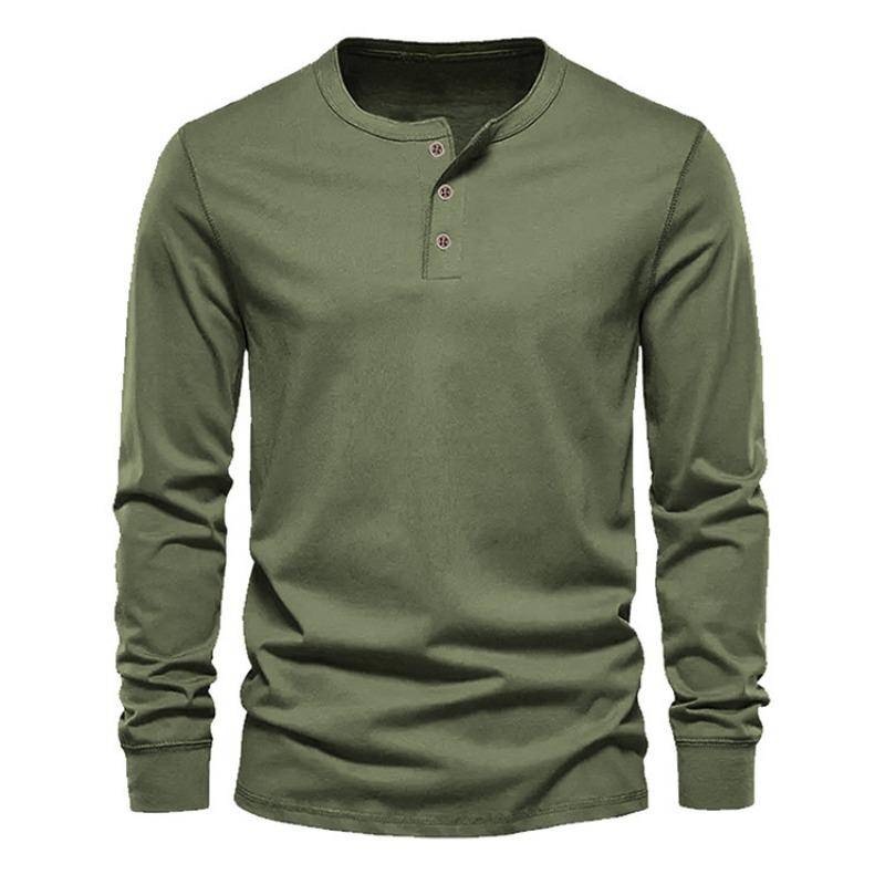 Men S Long Sleeve T Shirt Loose Fit Solid Color Round Neck Running Fitness Base Layer