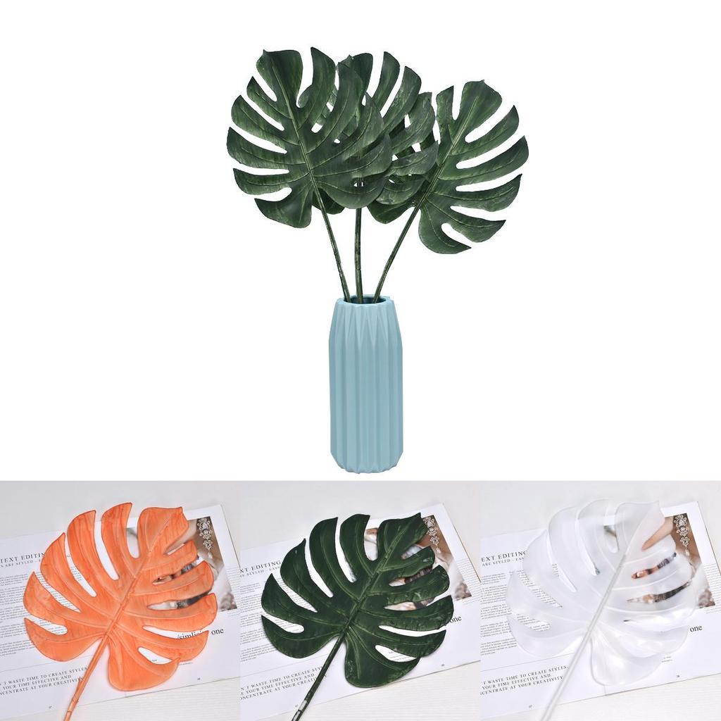 Monstera Deliciosa Liebm Leaf Simulated Plant For Wedding Centerpieces Hotel Decor Photography Prop