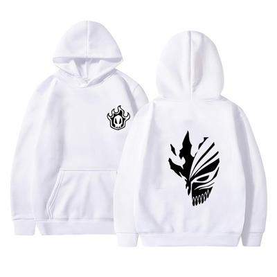 Anime Bleach Kurosaki Ichigo Graphic Printed Hoodies Women Casual Loose Pullovers Prevalent Streetwear Harajuku Sweatshirt